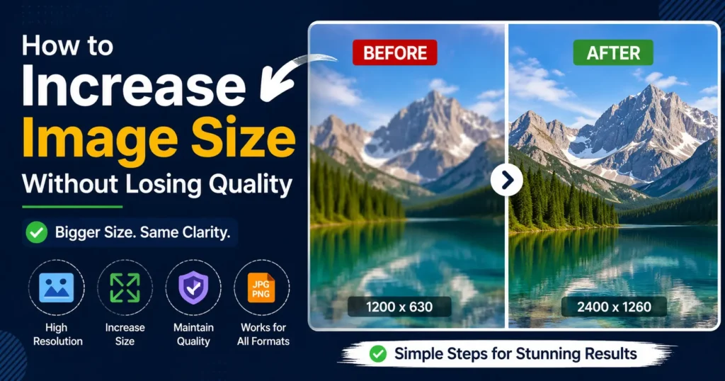How to Increase Image Size Without Losing Quality 2 How to Increase Image Size Without Losing Quality 1