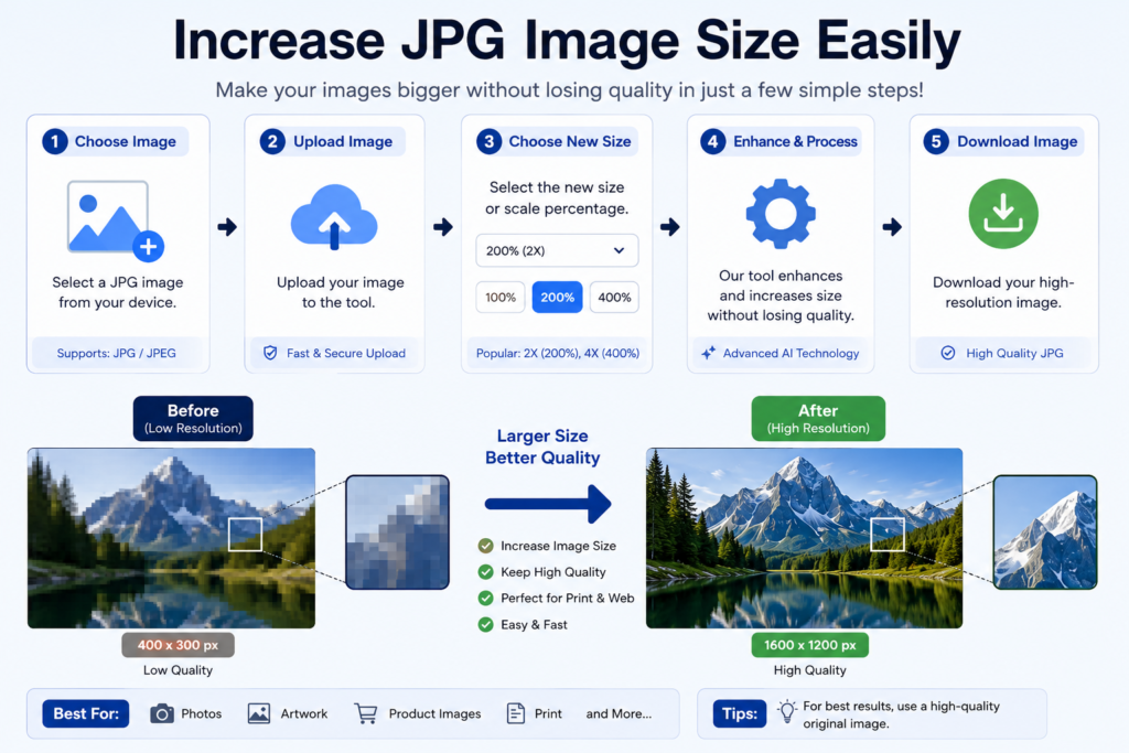Increase JPG Image Size Easily Without Losing Quality 2 Increase JPG image size tutorial